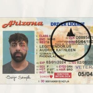 Buy Arizona Fake Drivers License Front