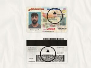 Buy Arizona Fake Drivers License scan