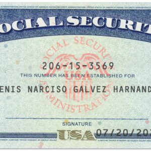 Fake SSN For Sale - Buy Fake SSN CARD
