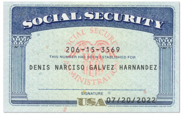 Fake SSN For Sale - Buy Fake SSN CARD