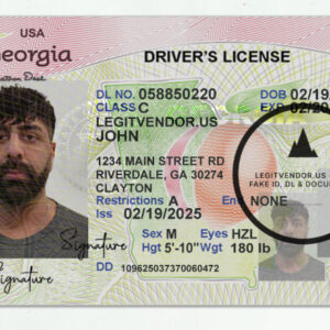 Buy Georgia Drivers License front