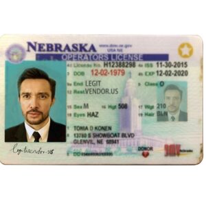 Nebraska Fake Operator License