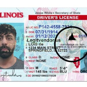 Illinois Fake Driver’s License front