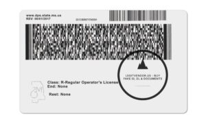 Pennsylvania Fake Drivers License Back