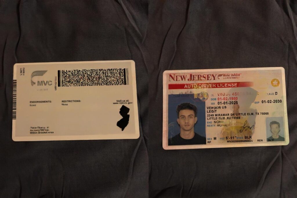 New Jersey Drivers License
