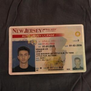 New Jersey Drivers License