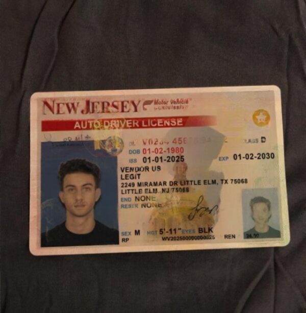 New Jersey Drivers License