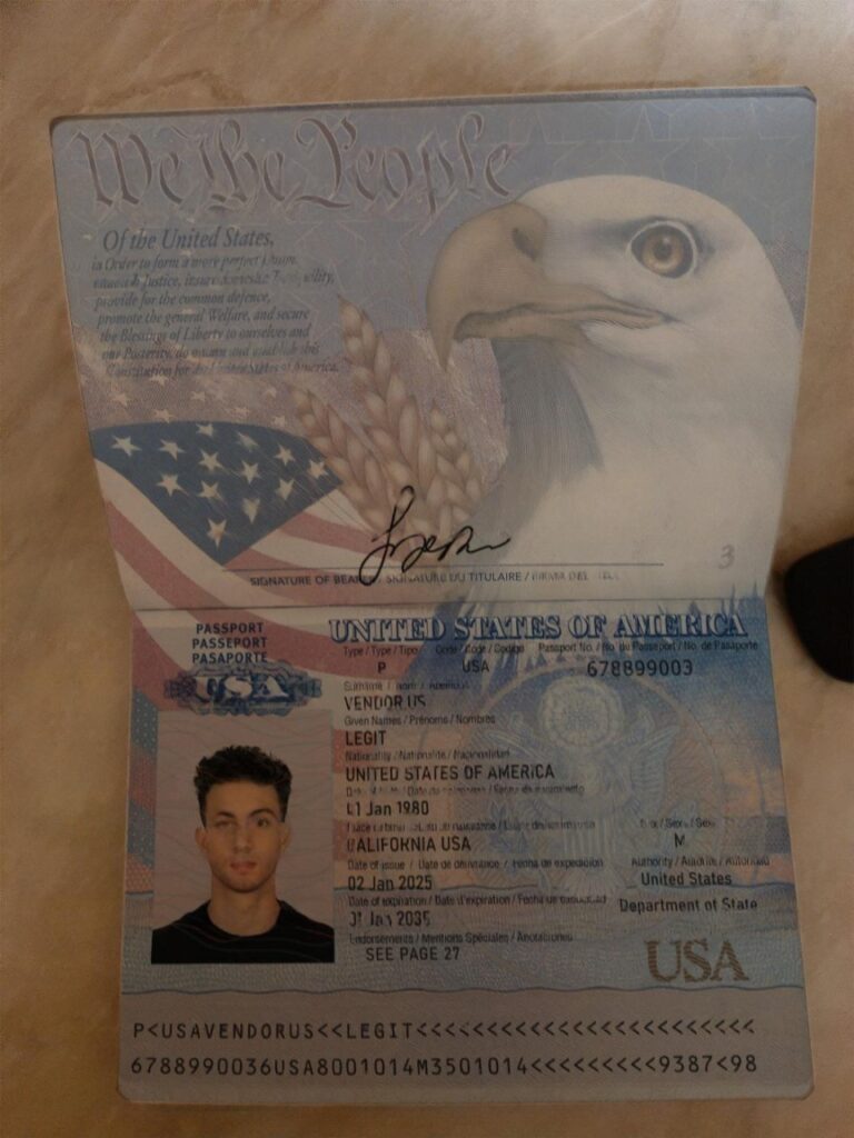 Buy Fake Banknotes Online - Travel Document