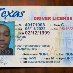 Buy Texas Fake Driver License