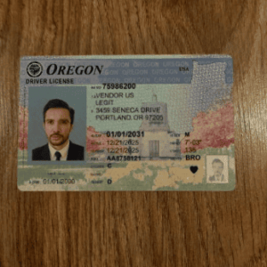 Oregon Drivers License