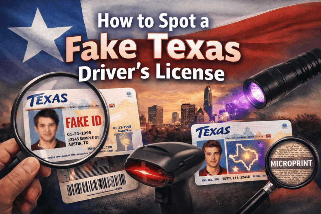 How to Spot a Fake Texas Driver’s License