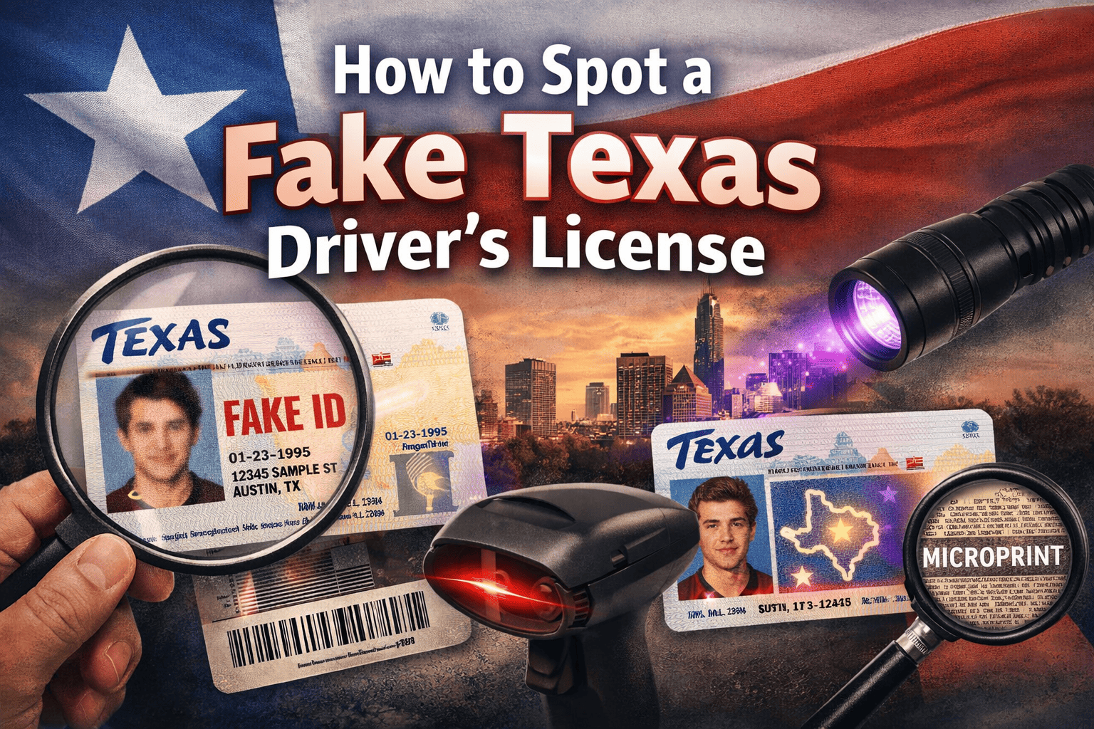 How to Spot a Fake Texas Driver’s License