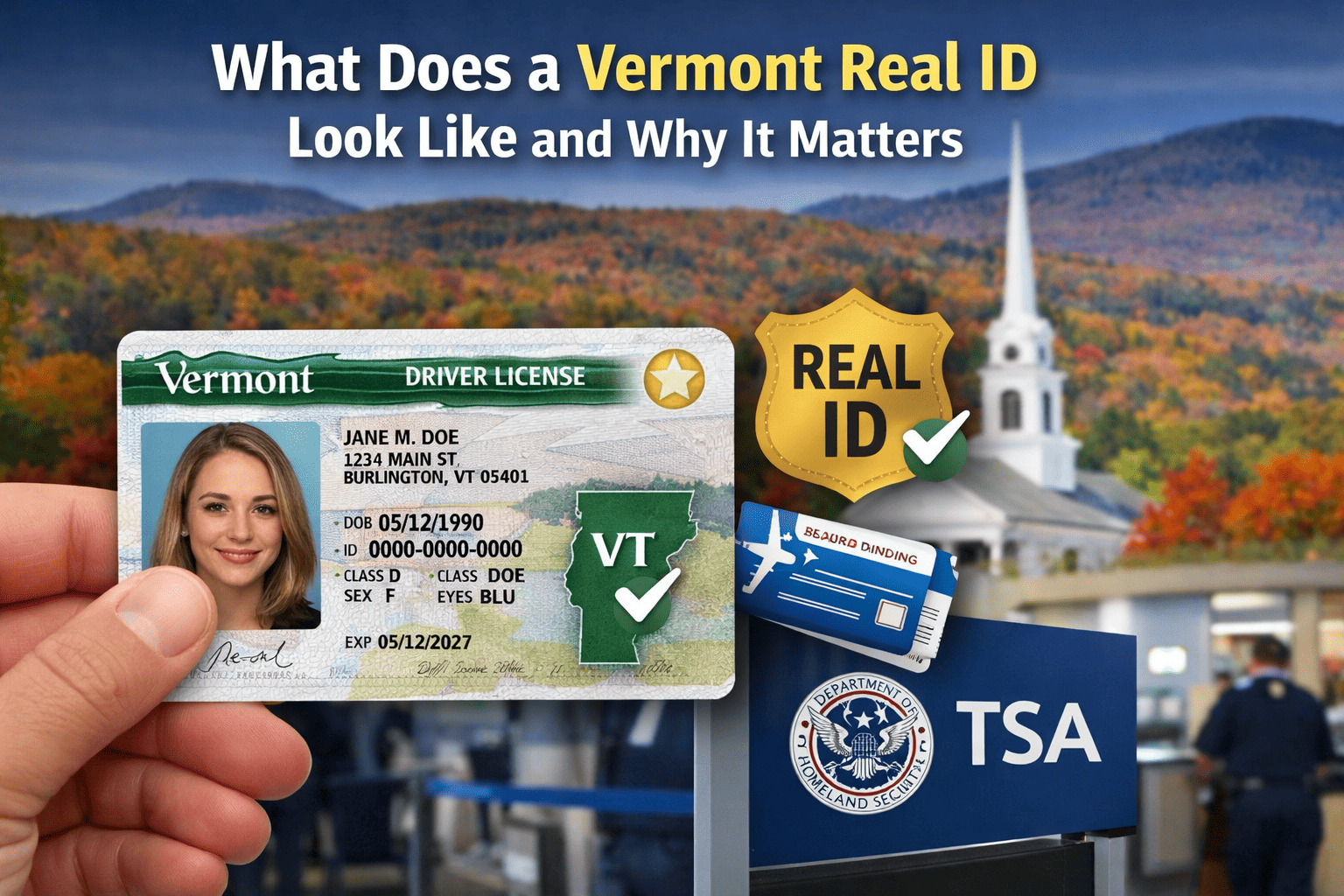 What Does a Vermont Real ID Look Like
