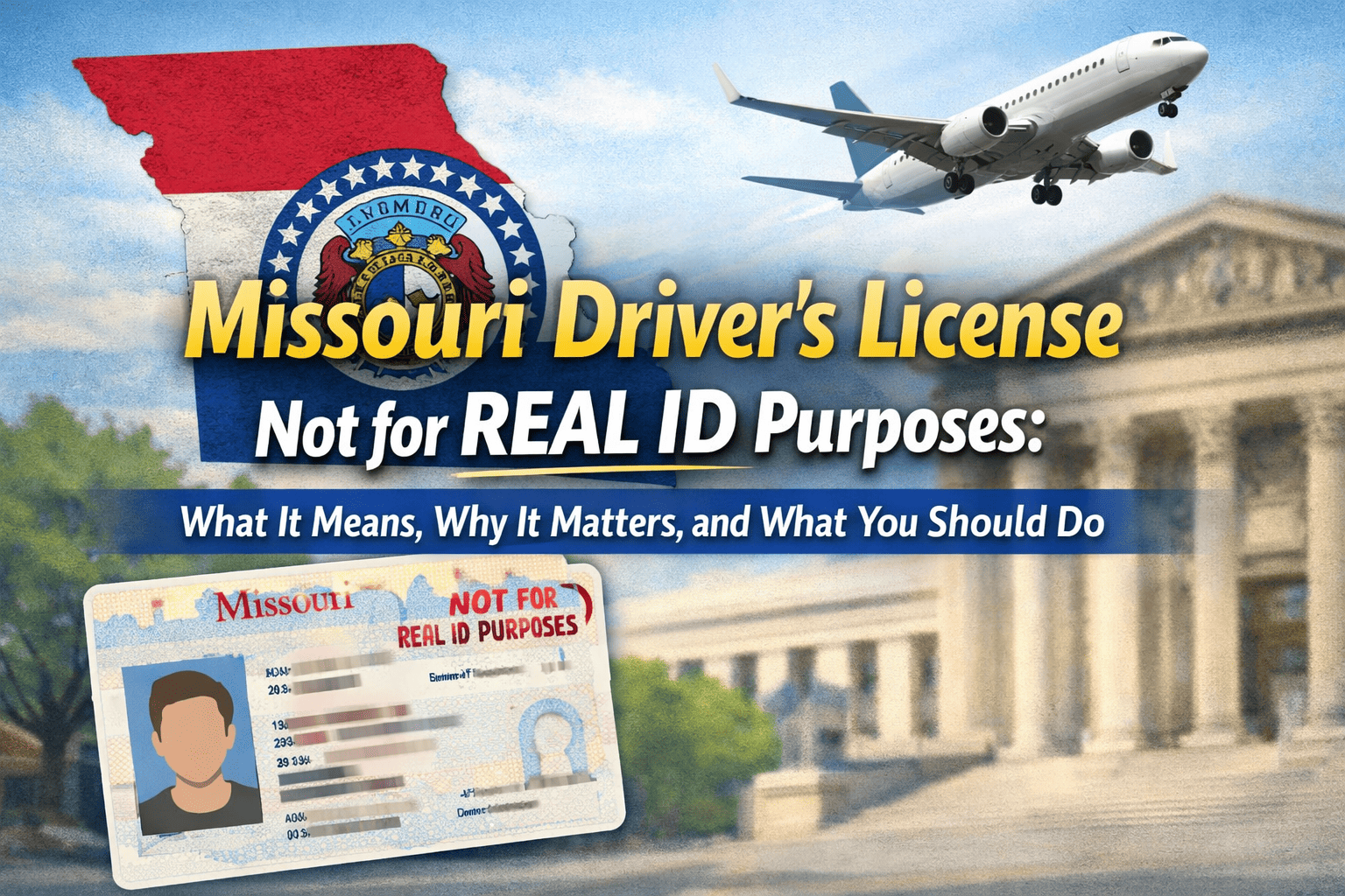 Missouri Driver’s License Not for REAL ID Purposes 1 Missouri Driver’s License Not for REAL ID Purposes